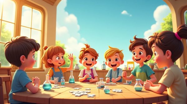 Des animations pour enfants : science et escape game à la fête !